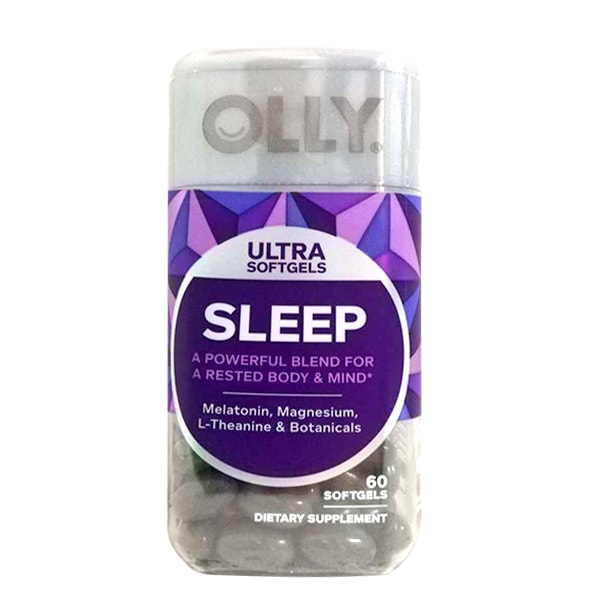 Viên kẹo dẻo ngủ ngon Olly Ultra Sleep 60 viên chính hãng Mỹ