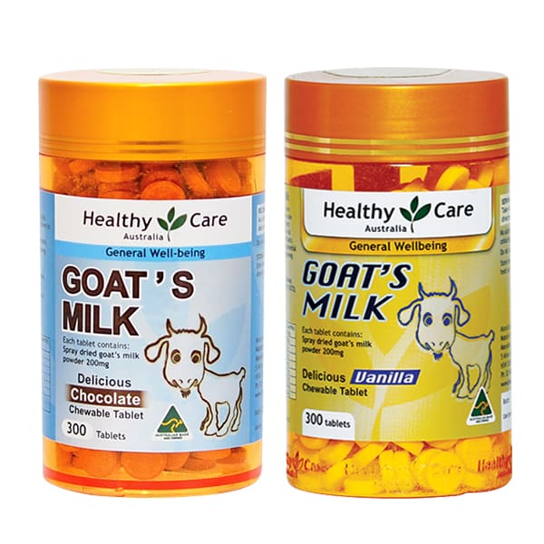 Viên sữa dê cô đặc Goat Milk Healthy Care 300 viên của Úc