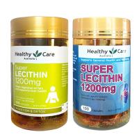 Mầm đậu nành Super Lecithin 1200mg 100 viên Healthy Care Úc