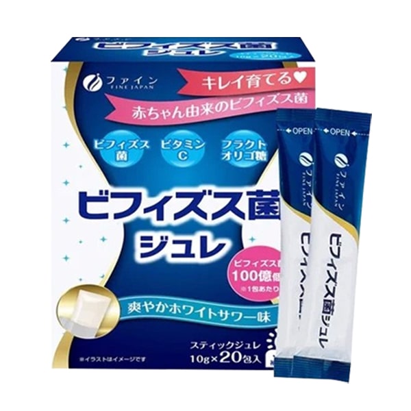 Thạch men vi sinh Bifidobacteria Jelly Nhật Bản hộp 20 gói