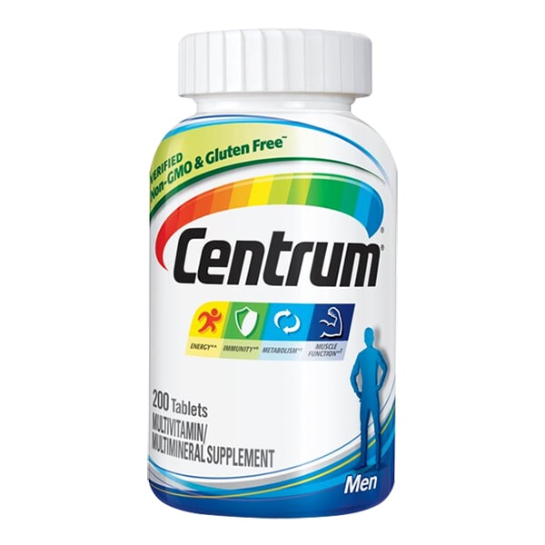 Centrum Multivitamin Men 200 viên, dành cho nam dưới 50