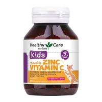 Viên nhai bố sung kẽm cho bé Healthy Care Zinc + Vitamin C 60