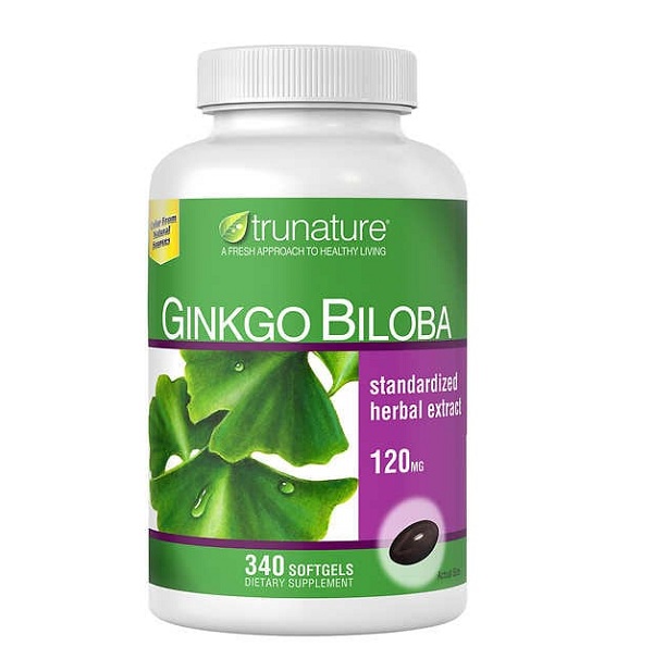 Trunature Ginkgo Biloba Tăng Cường Tuần Hoàn Não - Hộp 340 viên mẫu mới