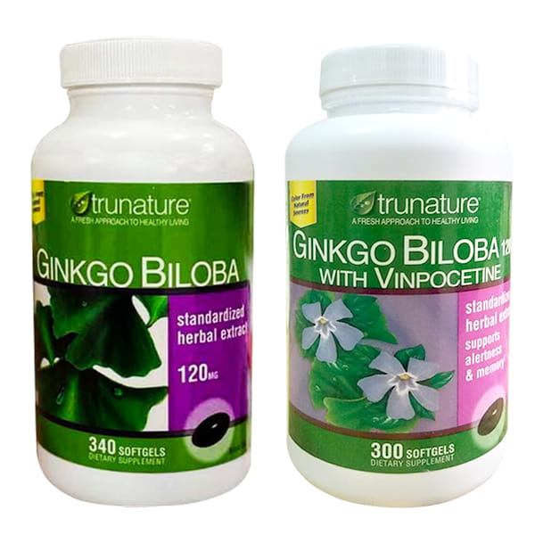 Trunature Ginkgo Biloba Tăng Cường Tuần Hoàn Não - Hộp 340 viên