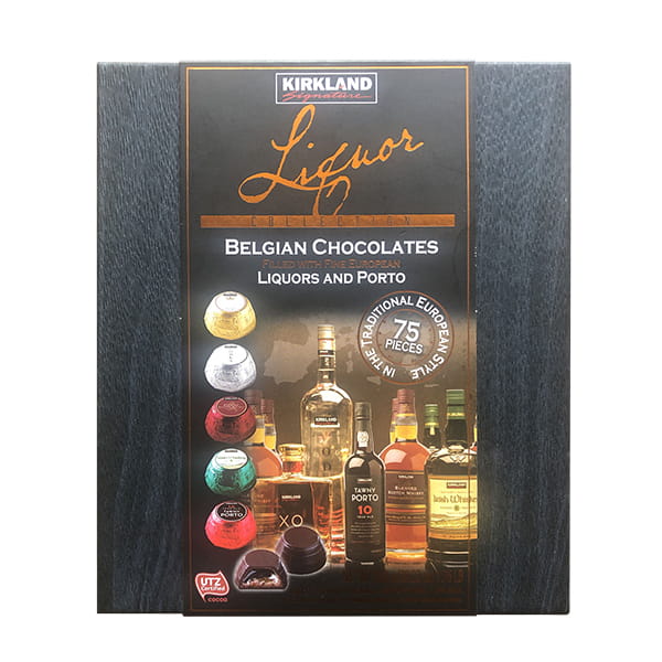 Socola rượu Kirkland Liquor Belgian Chocolates 75 viên