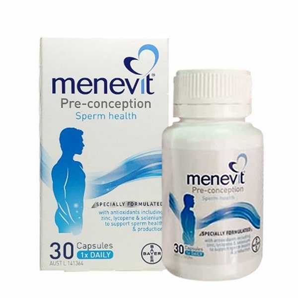 Menevit Điều Trị Vô Sinh, Tinh Trùng Yếu Cho Nam Giới