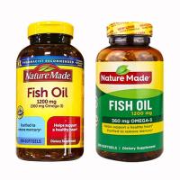 Dầu Cá Nature Made Fish Oil 1200mg Omega 3 Hộp 200 Viên Của Mỹ