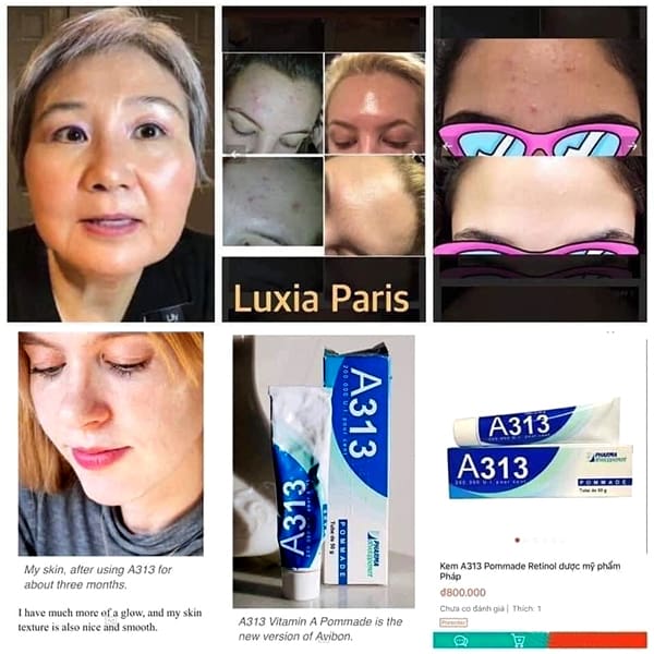 Kem Dưỡng A313 Retinol Cream Pommade 50G Của Pháp