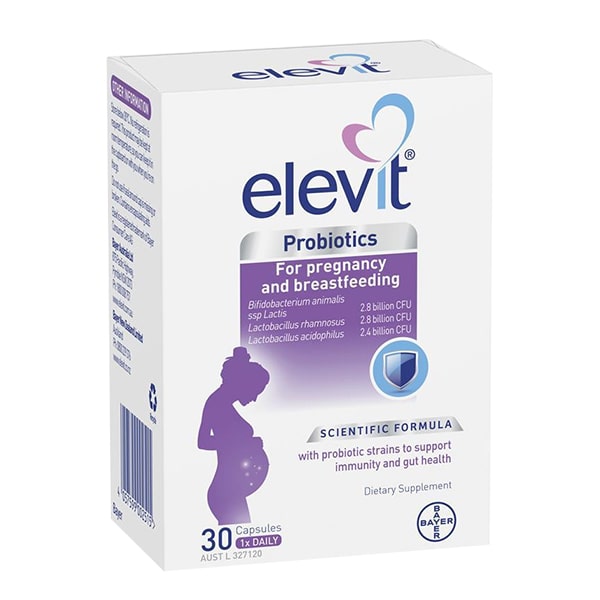 Elevit Probiotics 30 viên - Bổ sung men vi sinh cho bà bầu