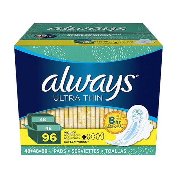 Băng vệ sinh Always Ultra Thin 96 miếng Mỹ, dùng ban ngày 