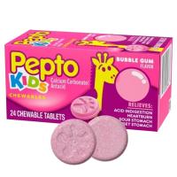 Viên nhai trị đau bụng cho bé Pepto Kids Chewable 24 viên