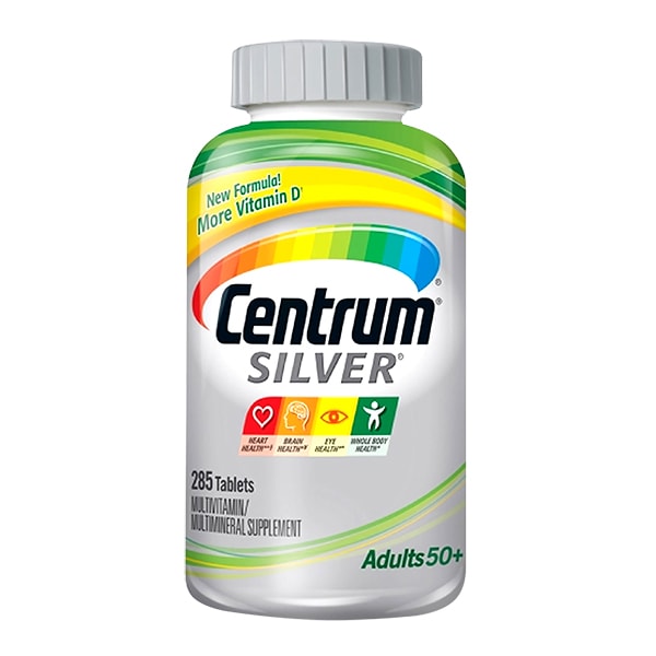 Viên Vitamin Centrum Silver Multivitamin 50+ 285 Viên Của Mỹ