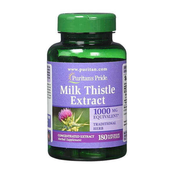 Thuốc bổ gan Milk Thistle Extract Puritan’s Pride 1000 mg 180 viên