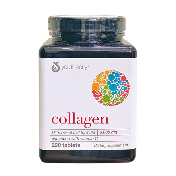 Collagen youtheory type 1 2 & 3 290 viên chính hãng của Mỹ