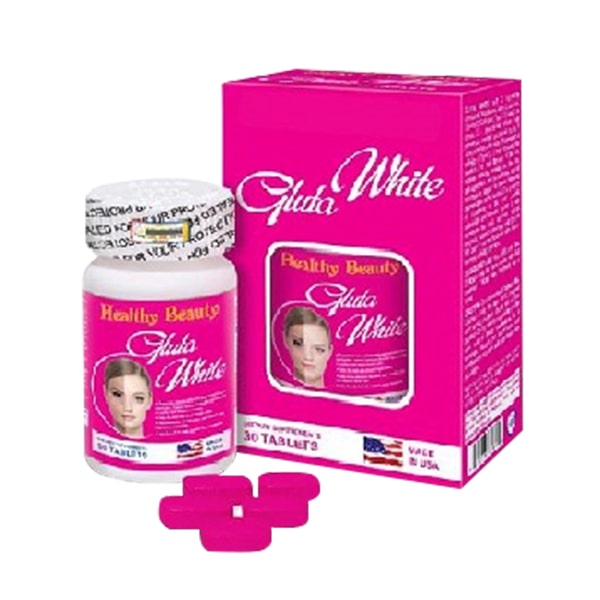 Viên uống trắng da Gluta White Healthy Beauty 30 viên Mỹ