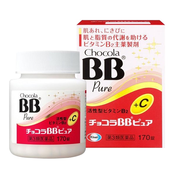 Viên Thuốc Trị Mụn Chocola BB Pure + C Hộp 170 Viên