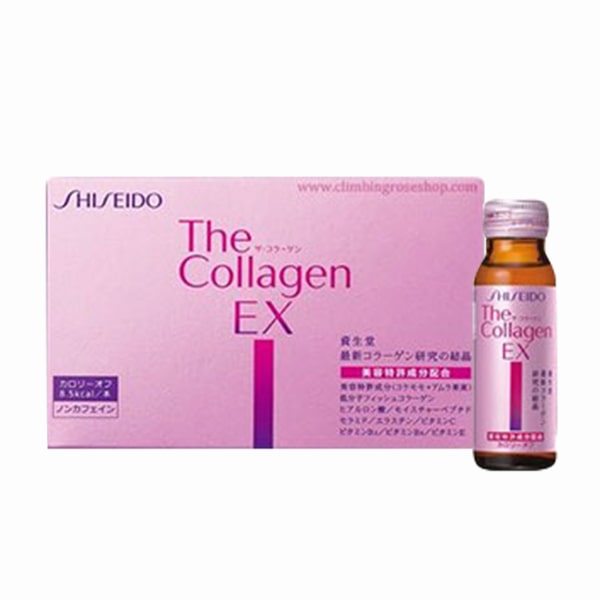 Collagen Shiseido EX Dạng Nước Uống - Hộp 10 lọ 50ml- Nhật Bản