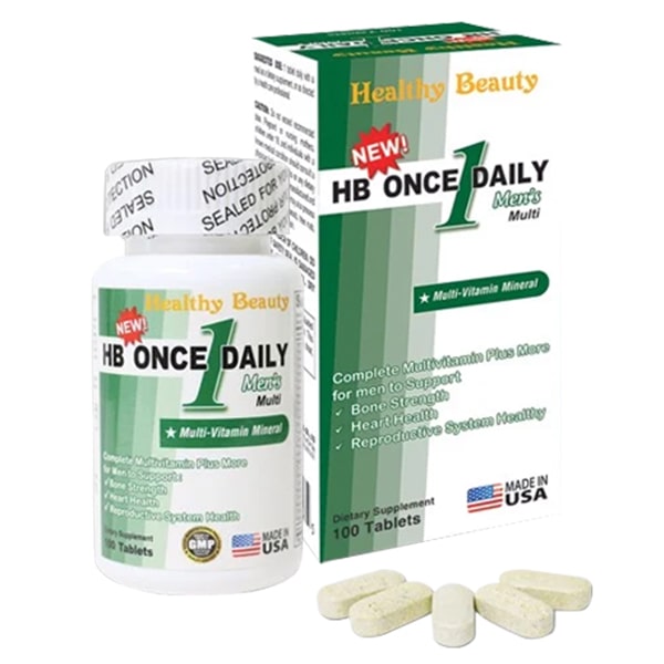 Vitamin tổng hợp cho nam HB Once Daily Men’s 100 viên Mỹ