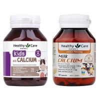 Milk Calcium Healthy Care 60 viên Úc, viên sữa canxi cho bé