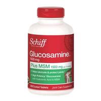 Schiff Glucosamine 1500mg Plus MSM + Joint Fluid 200 Viên