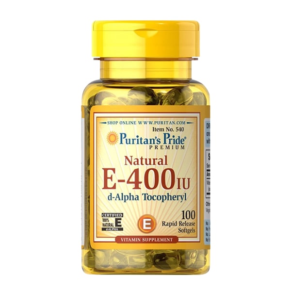 Viên uống bổ sung Vitamin E 400 IU Puritan Pride 100 viên của Mỹ