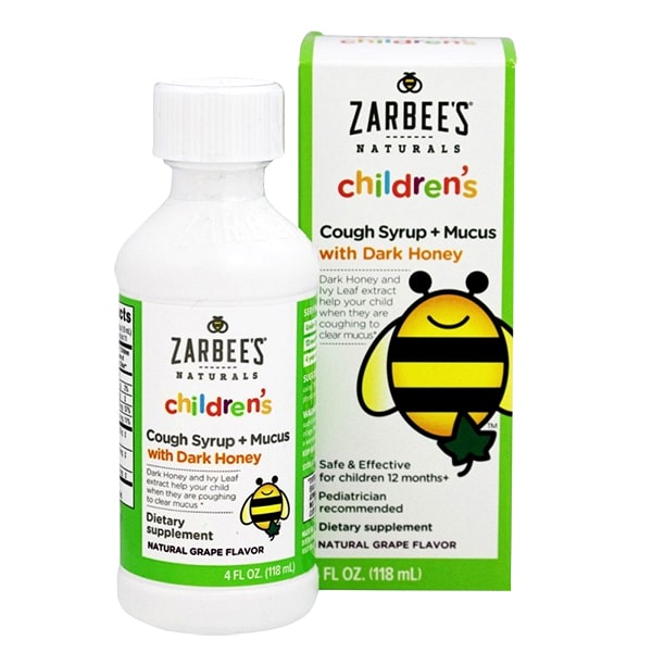 Siro trị ho Zarbees Naturals Childrens Cough Syrup cho trẻ trên 1 tuổi