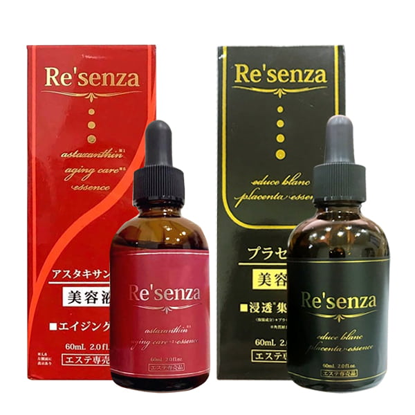 Serum nhau thai ngựa Re’senza Nhật Bản 60ml 2 màu đỏ - đen