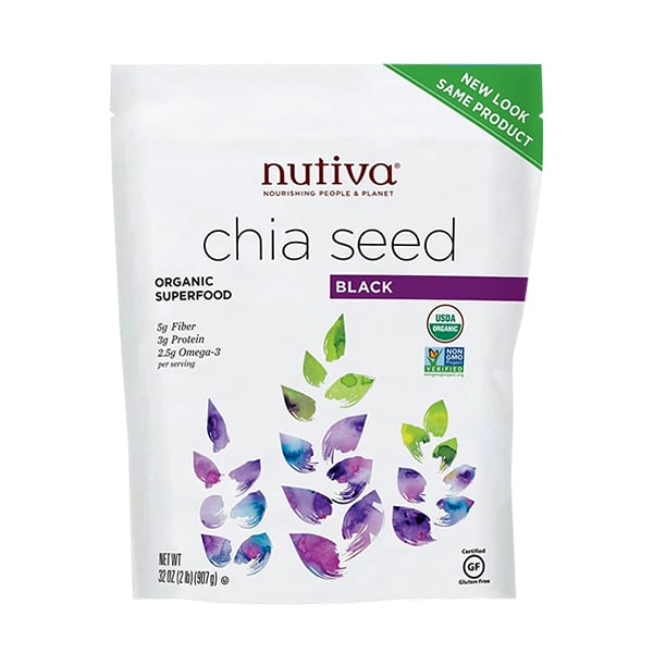 Hạt Chia Đen Nutiva Black Của Mỹ - Hỗ Trợ Sức Khỏe Tim Mạch