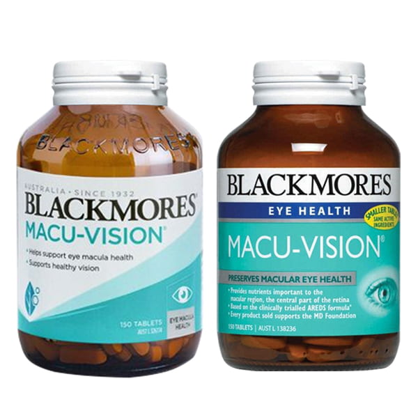 Thuốc bổ mắt Blackmores Macu-Vision của Úc 150 Viên