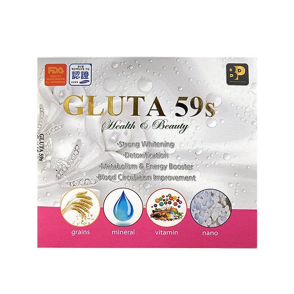 Nước uống thải độc trắng da Gluta 59s Health & Beauty Hàn Quốc