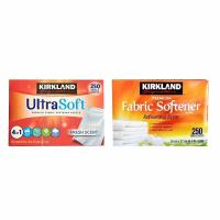 Giấy thơm quần áo Kirkland Ultra Soft 250 tờ của M...