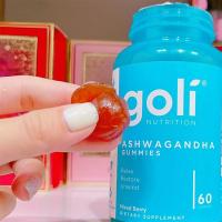 Kẹo dẻo nhân sâm Goli Ashwagandha Gummies 60 viên của Mỹ