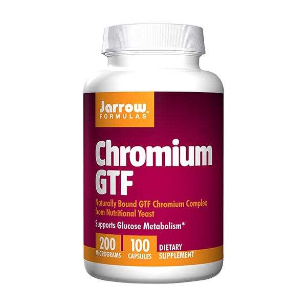 Viên uống cân bằng đường huyết Jarrow Chromium GTF 200mcg