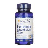 Chelated Calcium Magnesium Zinc Puritans Pride 100 Viên của Mỹ