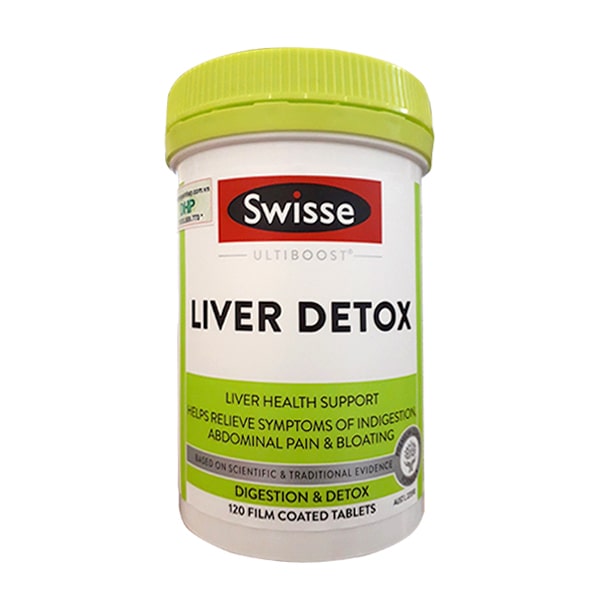 Viên uống bổ gan, giải độc - Swisse Liver Detox 120 viên của Úc