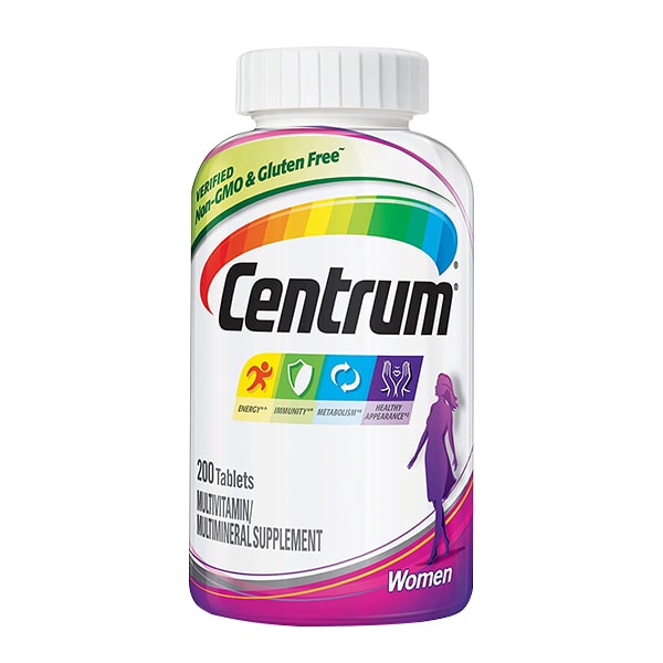 Vitamin tổng hợp Centrum cho nữ dưới 50 Multivitamin 200 viên