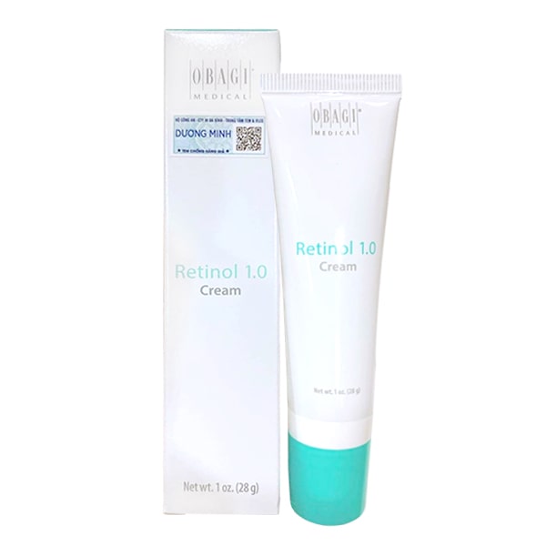 Kem dưỡng trẻ hóa, ngừa mụn Obagi Retinol 1.0 Cream 28g 