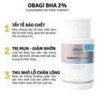 Dung dịch Obagi BHA 2% Clenziderm MD 148ml cho da dầu mụn