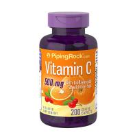 Viên uống Vitamin C 500mg Piping Rock tăng cường đ...