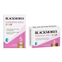 Viên uống Blackmores Conceive Well Gold 56 viên của Úc mẫu mới