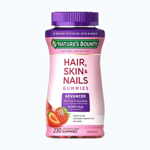 Kẹo dẻo Hair, Skin and Nails Gummies 230 viên của Mỹ