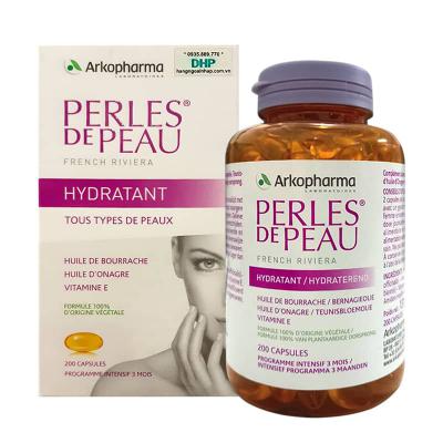 Viên uống đẹp da Perles De Peau Hydratant 200 viên của Pháp