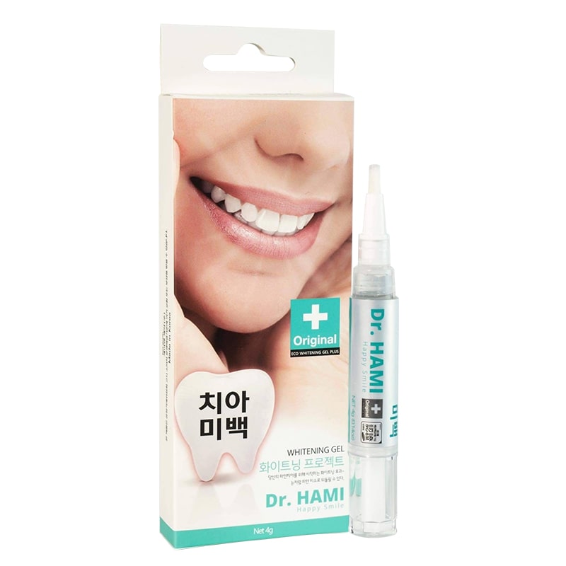 Gel trắng răng Dr Hami Whitening Gel của Hàn Quốc