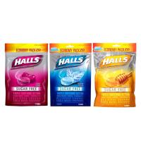 Kẹo Ngậm Trị Ho Halls Sugar Free 70 Viên Của Mỹ