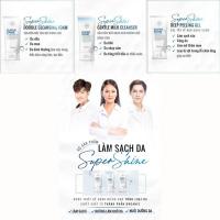 Sữa rửa mặt Super Shine Gentle Milk Cleanser CosmeHeal 120ml