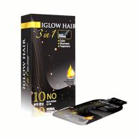Dầu gội phủ bạc tóc Iglow Hair 3 in 1 Black Covera...