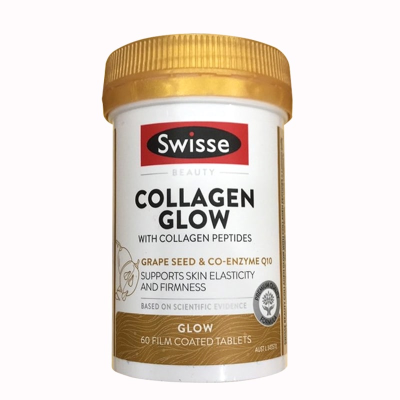 Viên uống đẹp da Collagen Glow Swisse 60 viên của Úc