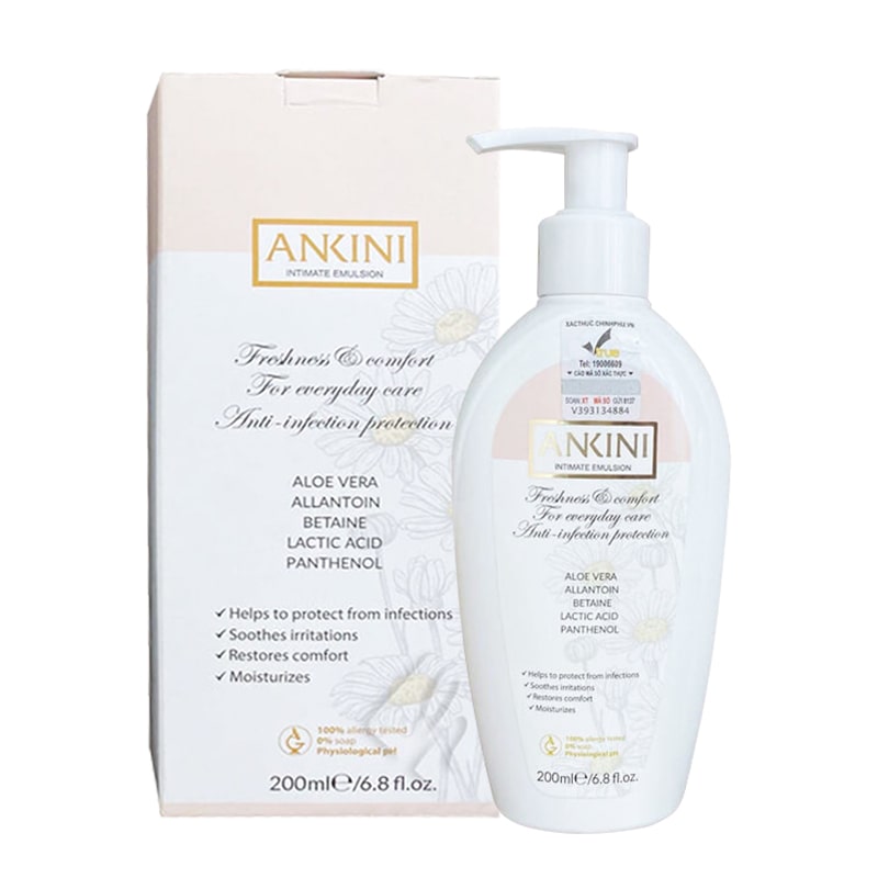 Dung dịch vệ sinh phụ nữ Ankini 200ml nhập khẩu Ba Lan