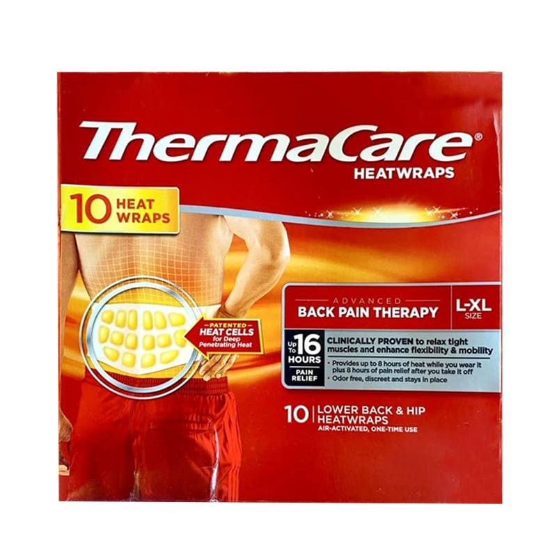 Miếng dán giảm đau thắt lưng ThermaCare HeatWraps của Mỹ
