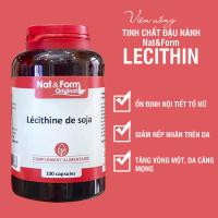 Viên uống tinh chất đậu nành Lecithin Nat&Form 100 viên Pháp
